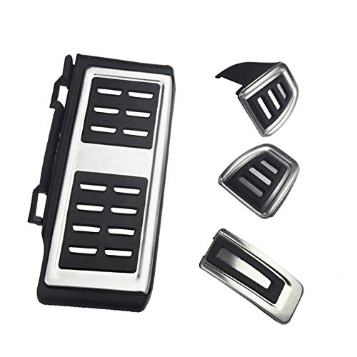 Car Styling Sport Fuel Brake Dead Pedal Cover Set DSG, para Audi A3 S3 RS3 2012 2013 2014 2015 2016 2017 2018 2019