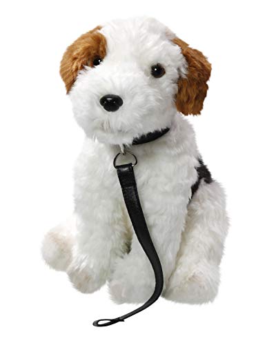 Carl Dick Peluche - Perro Fox Terrier con Correa de Perro (Felpa, 30cm) [Juguete] 3445