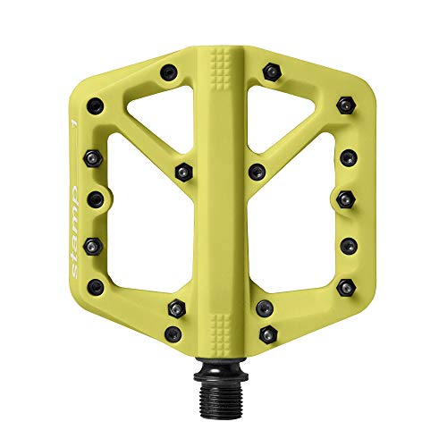 CRANKBROTHERS Stamp-1 Pedales, Unisex Adulto, Amarillo limón, S