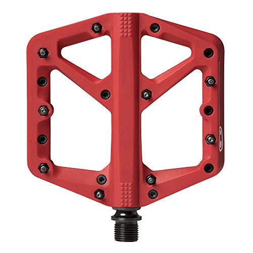 Crankbrothers Unisex's Stamp-1 Pedales, Rojo, Grande