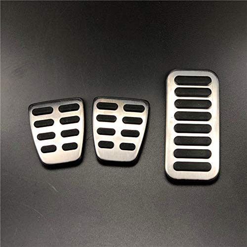 DFGSDRDY Tapa de Pastillas de Pedal de Freno de Combustible AT, para Hyundai Encino Elantra i30 Kona 2016 2019, para Kia KX7 Forte 2018 2019 Car Styling