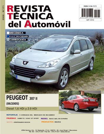 Documentación técnica RTA 171 PEUGEOT 307 II (2005 -2008) - Diesel