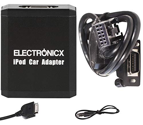Electronicx Elec-M05-RD4 Adaptador de Musica Digital para Coche AUX, Compatible con iPhone, iPad, iPod, para RD4 Radio's