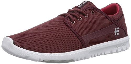 Etnies Scout, Zapatillas de Skateboard para Hombre, Rojo (Burgundy 602), 45 EU