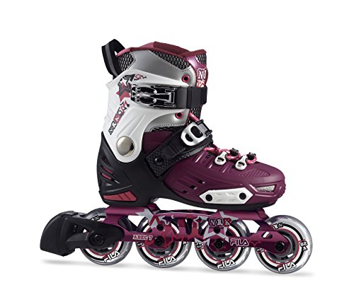 FILA SKATES Nrk Patines, Niñas, Negro (Magenta), S