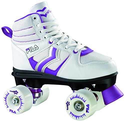 FILA SKATES Verve Patines, Adultos Unisex, Blanco/Morado (Violet), 35