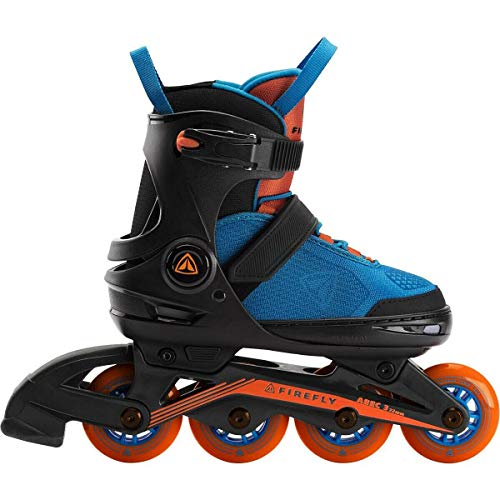 Firefly Inline Skates-289654 Patines en línea, Niños, Schwarz/Blau/Ora, 29