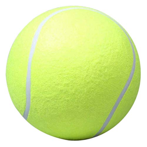 HDDFG Pelota De Tenis para Perros De 9.5 Pulgadas Pelota De Tenis Gigante para Mascotas Pelota De Tenis para Perros Juguete para Masticar Signature Mega Jumbo Kids Toy Ball para Mascotas