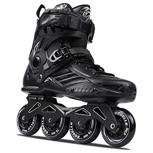 HHORD Linear Patines En Línea - Unisex del Patín W/Soft Shell Interiores, Inline Skate Velocidad, Carreras De Patines De Rodillos - para Hombres Y Mujeres,B,39