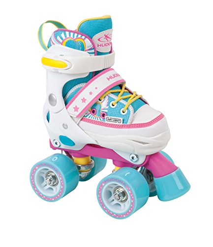 Hudora Patines para niños y Chicas Skate Wonders, Ajustables, Tallas 28-35, Unisex, Skates, Multicolor