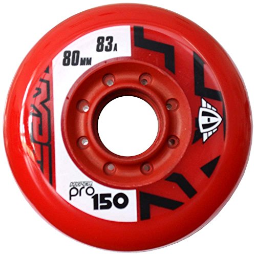 HYPER Des Rueda P. HOCK out PRO150 80-83A 4UD, Unisex Adulto, ROJA (Rojo), 80mm/83a