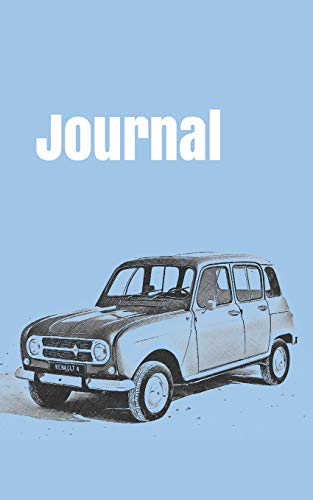 Journal: handy notebook for car enthusiasts. 5x8. 120 pages. (french car journal)