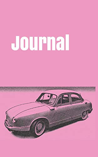 Journal: handy notebook for car enthusiasts. 5x8. 120 pages. (french car journal)