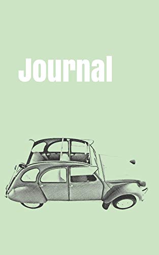 Journal: handy notebook for car enthusiasts. 5x8. 120 pages. (french car journal)