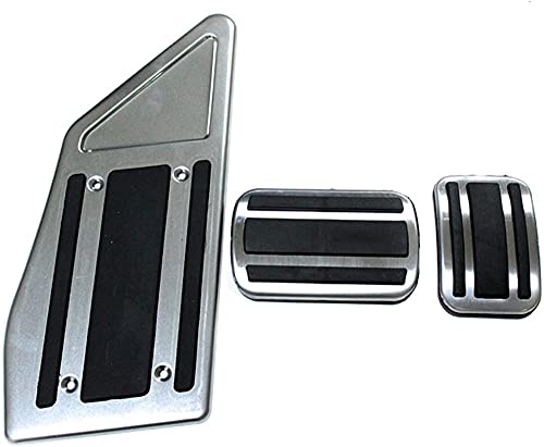 JYSFSS Pedales de Coche 4 Piezas Pedal de Acero LHD Acelerador Gas Combustible Pedal de Freno de Coche, Apto para Peugeot 3008 5008 / GT 2017-2019-MT 3 Piezas