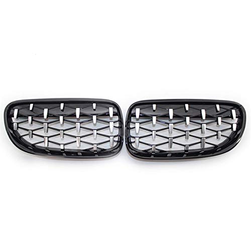 JZAMQ Parrillas de Rejilla de radiador Delanteras de Coche Rejillas de Diamante cromadas para BMW E87 E90 E92 E93 F20 F21 F34 F35 E60 F10 F18 G30 G38 F45 F46 F32 F33 (Color: F30 F35 13 18)