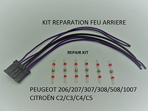 Kit de reparación de conector de luz trasera 206 207 307 308 C2 C3 1007 508 Expert 2