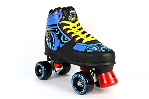 KRF The New Urban Concept Ethnic Patines Paralelo 4 Ruedas, Negro, 39