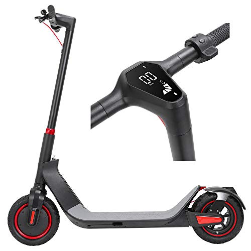 Kugoo G-MAX Eléctrico Patineta para niño Adulto, Scooter Plegable Motor de 500 W, Batería de 10.4 Ah, Velocidad Máxima de 35 km/h, Autónoma de 32 km, Control de Aplicación, Pantalla LED HD