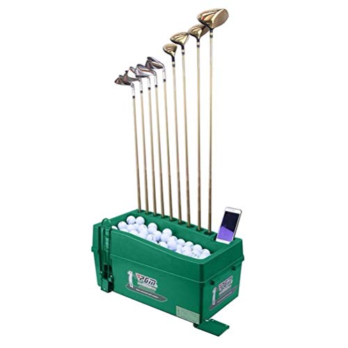 LBJN Dispensador de Pelotas de Golf, Sin energía/No Requiere Electricidad, Dispensador de Pelotas de Golf semiautomático, Ayudas para Entrenamiento de Golf