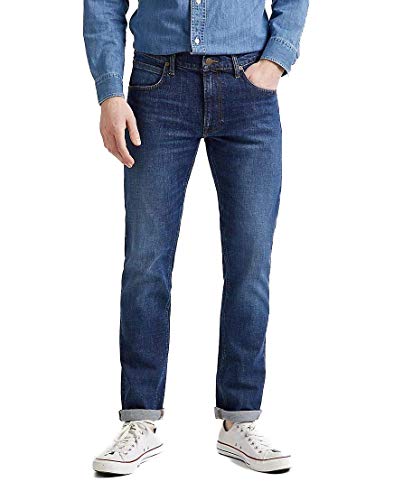 Lee Daren Zip Fly Jeans, Espuma Media, 38W x 32L para Hombre