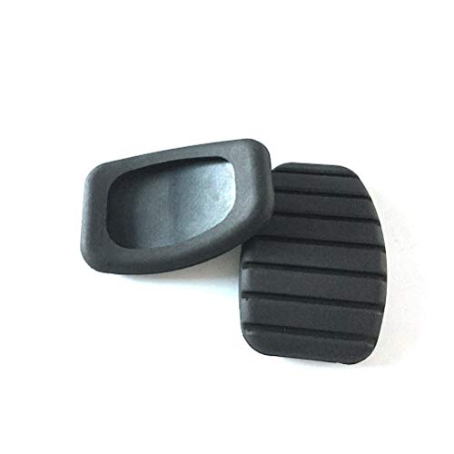 Lioobo - Embrague de coche y cubierta de goma de pedal de freno para Renault Megane Laguna Clio Kango Scenic CCY (negro)