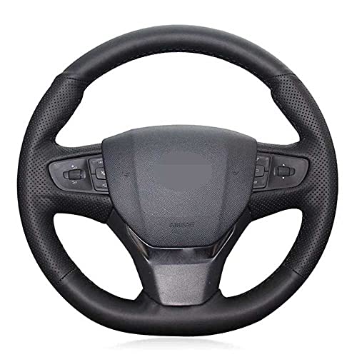 LZZCTB Cubierta del Volante del Coche, Apta para Citroen C3 C3-XR 2015-2019 C4 2016-2019 Peugeot 408 2014-2019 Viajero 2016-2019