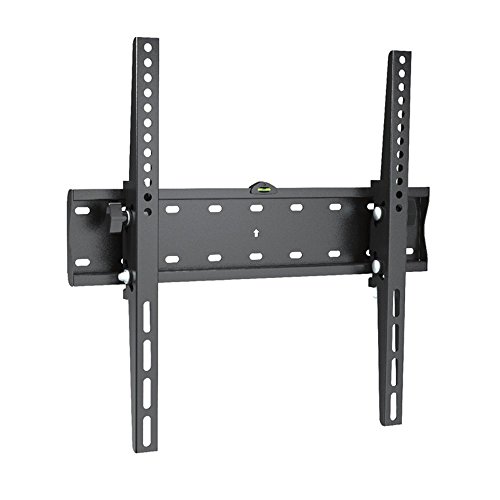 Maclean MC-665 - Soporte fijo de pared para pantalla LCD LED TV (32-55", 40kg, VESA) Color negro Nivel incorporado