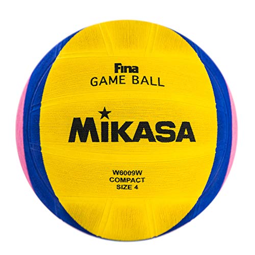 Mikasa W-6000 W Balón de Goma, Wasserball W6000W, Mehrfarbig, Umfang: 68-71 cm, Multicolor, 5