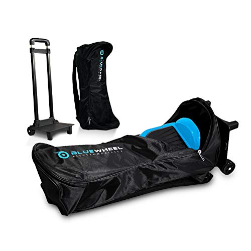 Mochila para Hoverboard - Bluewheel CASE6.5 / CASE10 - Trolley con 2 Ruedas, 2 almohadones para la Espalda, asa retráctil y Bolsillos - Repelente al Agua y Duradero - para 6,5 o 10 Pulgadas