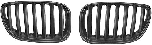 MWTTXX Accesorios para carrocería de Coche, Rejillas de radiador   , para BMW E53 X5 LCI 2004 2005 2006, Parrillas de Parachoques, Parrilla Negra Mate, Parrilla Frontal de riñón