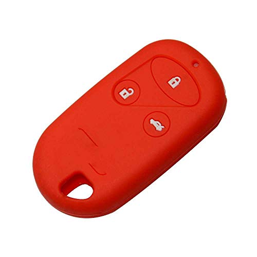 NIUASH Funda con Mando a Distancia para Llave de Coche con 4 Botones, Apta para Honda CRV S2000 Insight Prelude 3 + 1