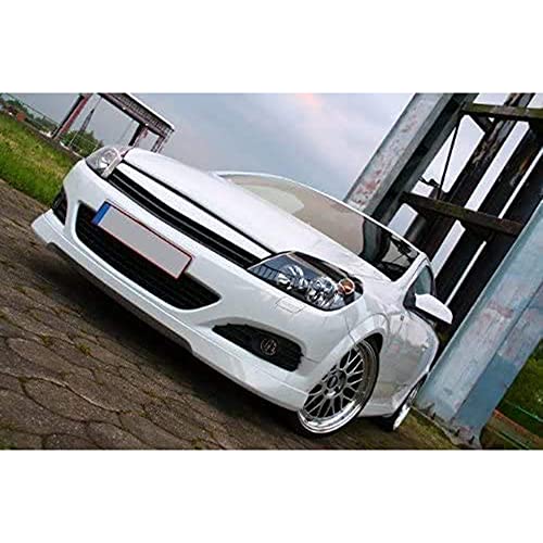 Para Opel Astra H GTC, Parrilla Radiador Parachoques Delantero Coche, Rejilla Malla RiñóN Central, Rejilla Carreras, Cubierta VentilacióN, Accesorios Estilo