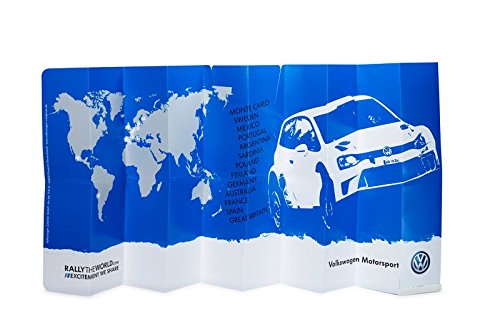 Parasol Original Volkswagen Motorsport Colección Protección Solar Azul Universal