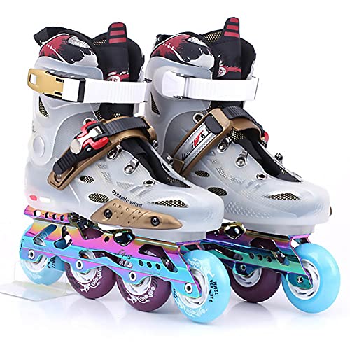 Patines En Línea para Adultos, Zapatos De Patinaje En Línea De Una Sola Fila para Mujeres Y Hombres, Zapatos De Patinaje En Línea Profesionales para Principiantes, Deportes Al Aire Libre,43