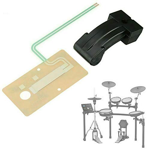 Pedal de actuador de sensor de hoja para tambor Roland FD-8 TD-1 Hi Hat Pedal Pieza de goma Circuito TD4 9 11 15 17 Accesorios de tambor (pedal de goma+sensor de hoja)