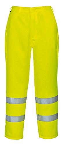 Portwest E041 - Hi-Vis P/C Plancha, color Amarillo, talla Large