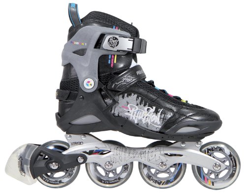 Powerslide Phuzion - Patines en línea para Hombre, tamaño 38, Color Negro