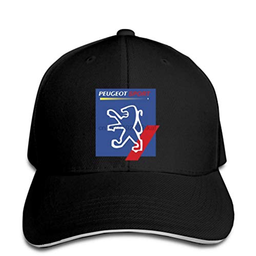 PRWJH Gorras de béisbol para Hombres al Aire Libre Gorra de béisbol Peugeot Sport Car Entusiasta Rally Sombrero Gorra con Visera