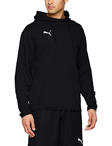 Puma Liga Casuals Hoody, Sudadera con Capucha para Hombre, Negro (Puma Black/Puma White), 3XL