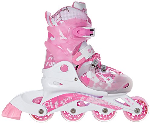 RAVEN 05902276600012 Princess - Patines Infantiles en línea (Talla S), diseño de Princesa Color Rosa