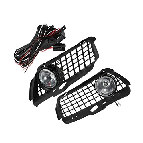 Rejilla marco lámpara Niebla De Luz De Lámpara Cubierta De La Parrilla Del Coche 2X Niebla Delantera Luz De Conducción Lámpara De La Parrilla Fit For VW Golf 3 3 Jetta 1992-1997