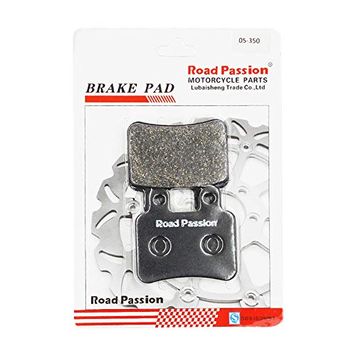 Road Passion Pastillas de freno para PEUGEOT Satelis 125 Compressor (4T) 06-11 R/Satelis 125 RS 07-11 R/Satelis 250 (AJP Calipers) 07-10 R