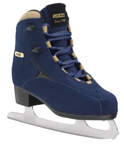 Roces Caje Ice - Patines de Patinaje sobre Hielo para Mujer, tamaño 41, Color Azul