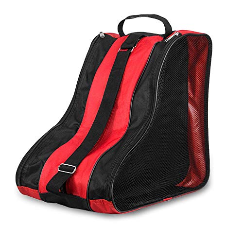 Roeam Mochila Patines,Bolsa Patines, 3 Capas de Bolsa de Transporte Transpirable para Patines para niños Patines en línea Patines de Hielo