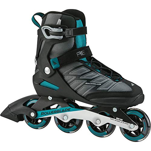 Rollerblade Aero 80 SC Patines, Hombre, 07853000, Negro/Azul, 29,5