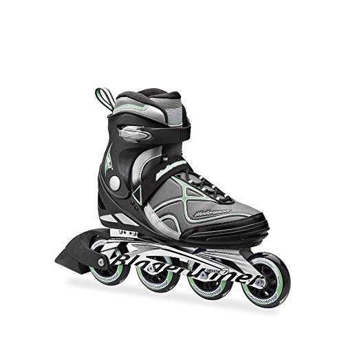 Rollerblade Patines Formula 84 W, Mujeres, Negro/Verde Claro, L