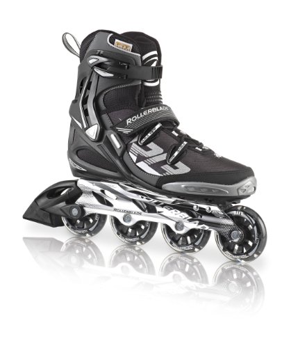 Rollerblade Spark 80 ALU - Patines en línea para Hombre Negro Negro/Plata Talla:27.0 / EU 42