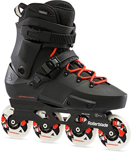 Rollerblade Twister Edge X 230 - Patines en línea para Hombre, Color Negro y Naranja