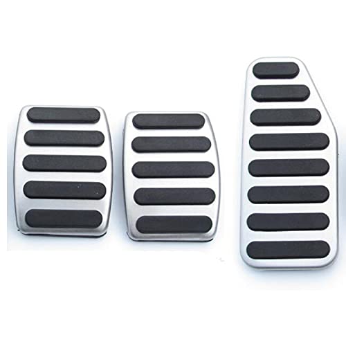 Rtyuiop Cubiertas de los Pedales del reposapiés del Pedal del Acelerador del Freno del Embrague del Coche, para el Estilo del Coche Suzuki Swift Alto jimny